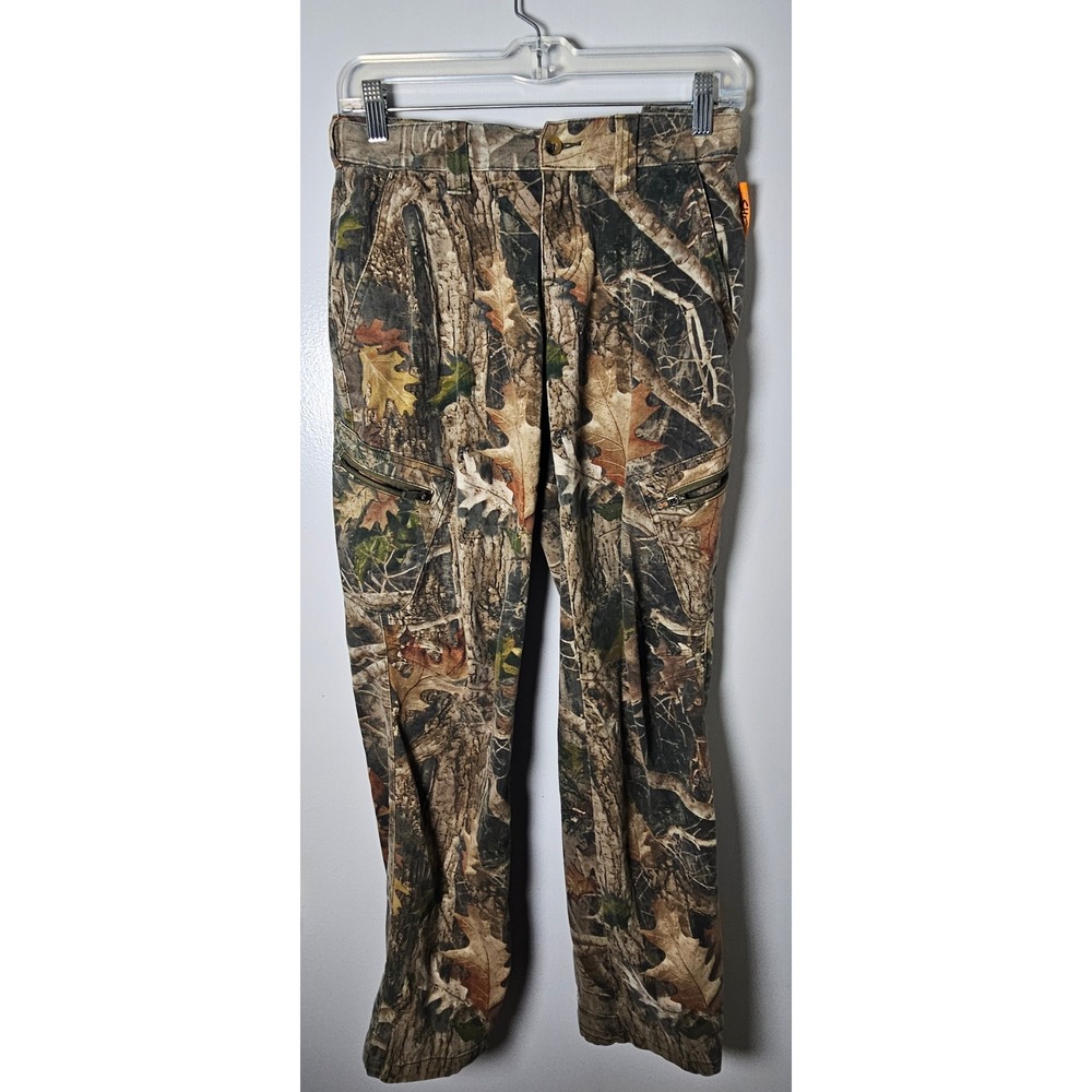 SHE Outdoor Womens Camo Hunting Pants Size S Forest Camouflage Cargo Tactical